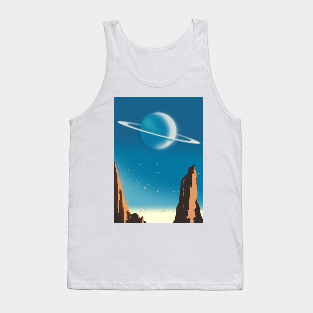 Forbidden Planet Tank Top by nickemporium1